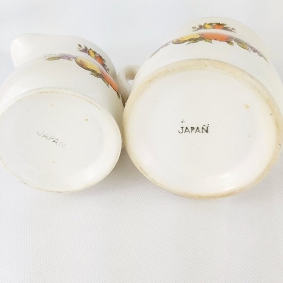 Vintage creamer and sugar pottery ceramic pot - Picture 10 of 12